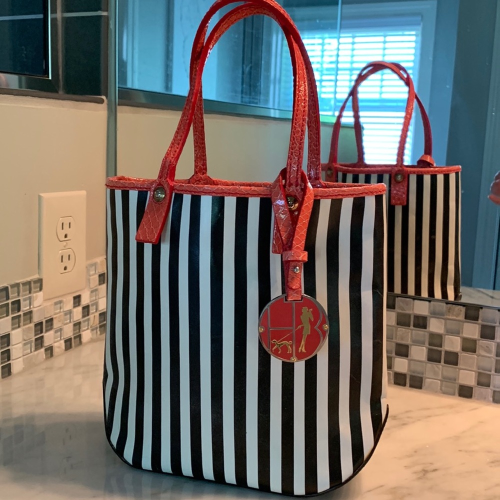 Henri Bendel small tote genuine leather Made In Italy